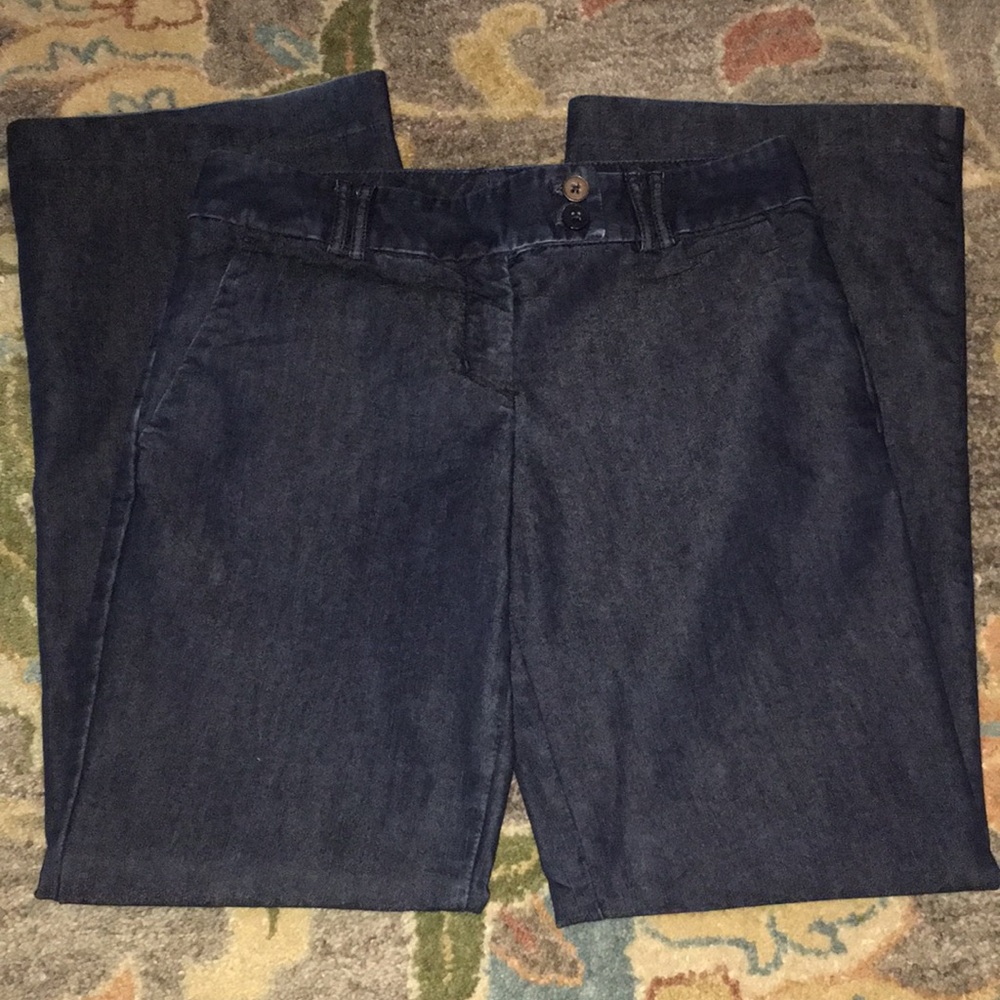 Express Editor Denim Slacks